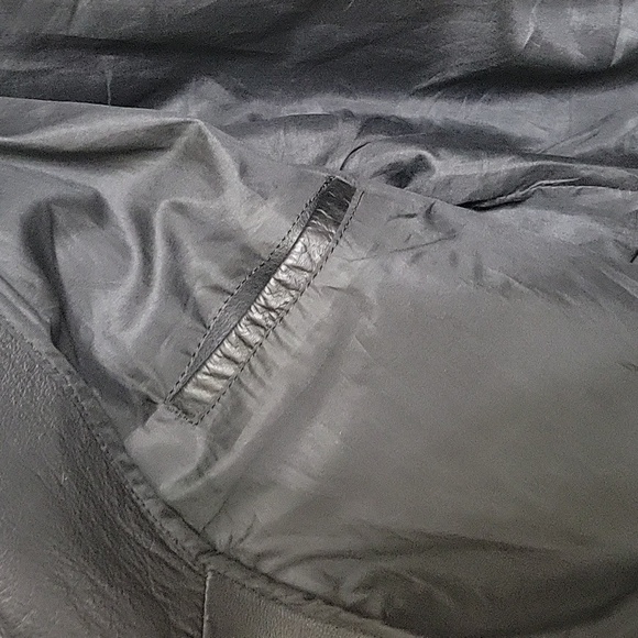 Vintage Thick Utility Riding Leather Biker Jacket - Picture 9 of 13